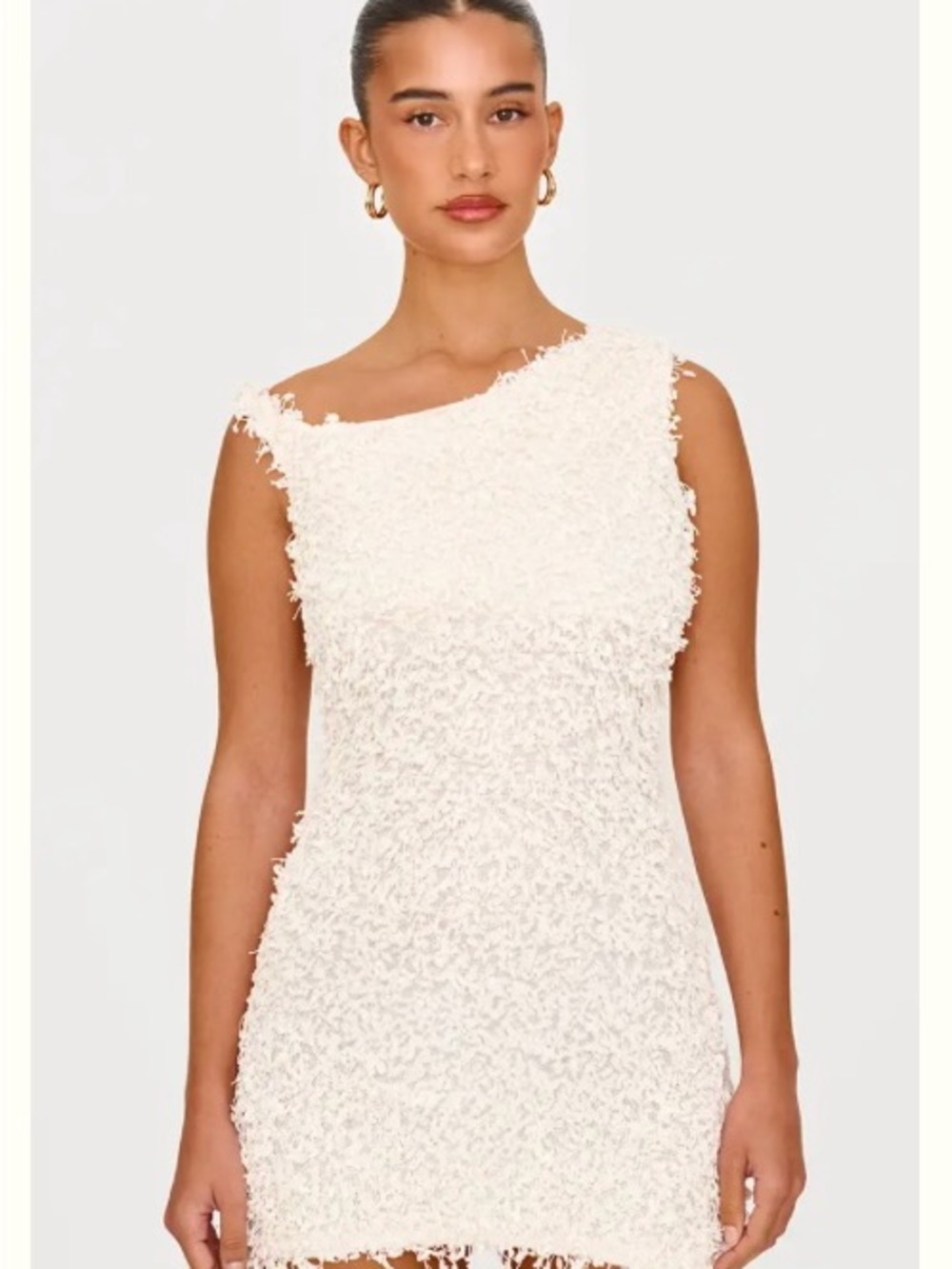 Sexy Cream Colored Mini Dress NWT